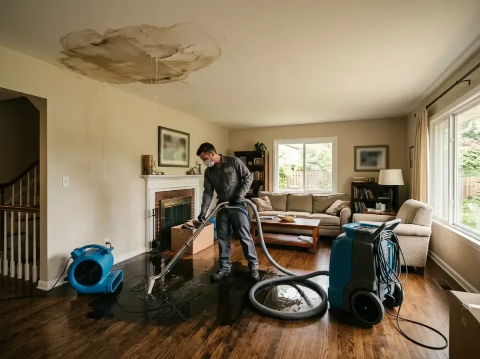 attic-pipe-burst-ceiling-drip-008 — frequently asked questions, Water Damage Restoration & Carpet Care in Robbinsdale, MN